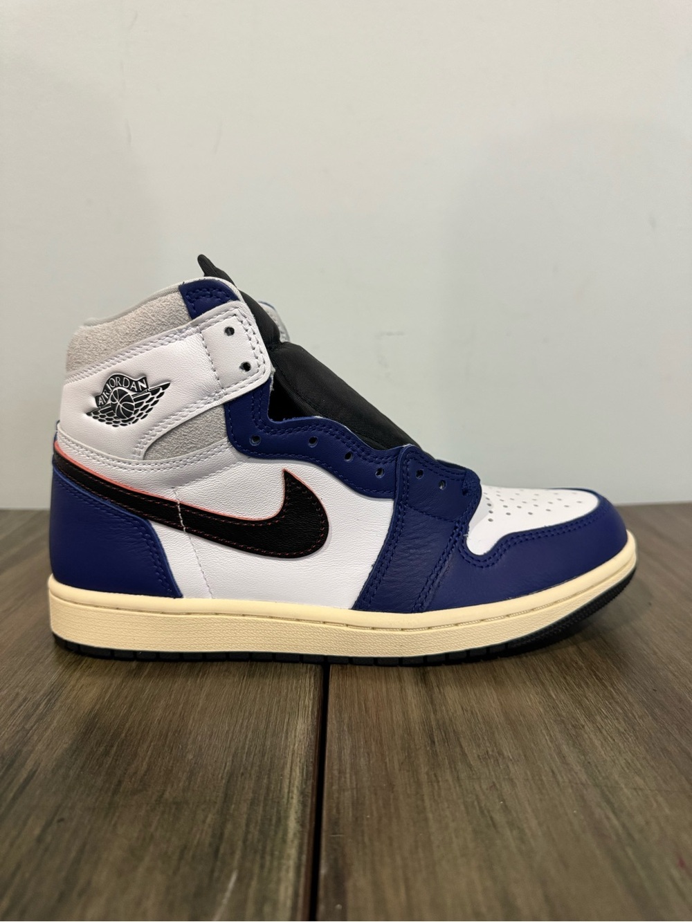 NIKE AIR JORDAN 1 RETRO HIGH OG RARE AIR DEEP ROYAL BLUE SHOES